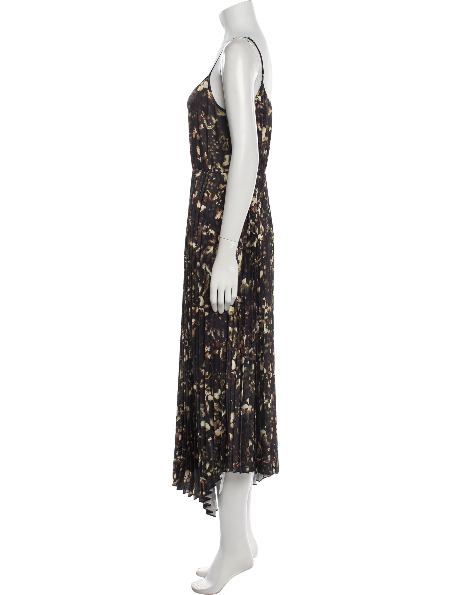 AllSaints Printed Midi Length Dress