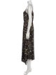 AllSaints Printed Midi Length Dress