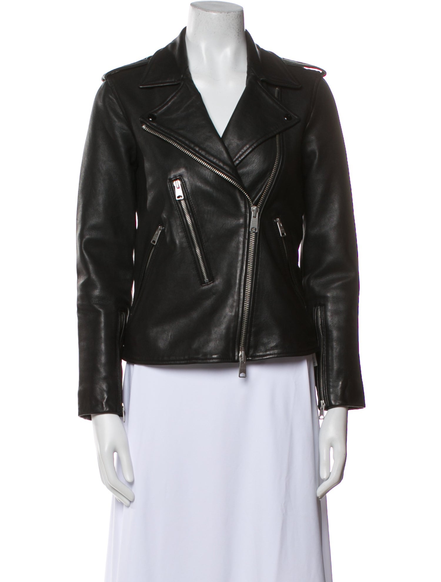 AllSaints Leather Biker Jacket