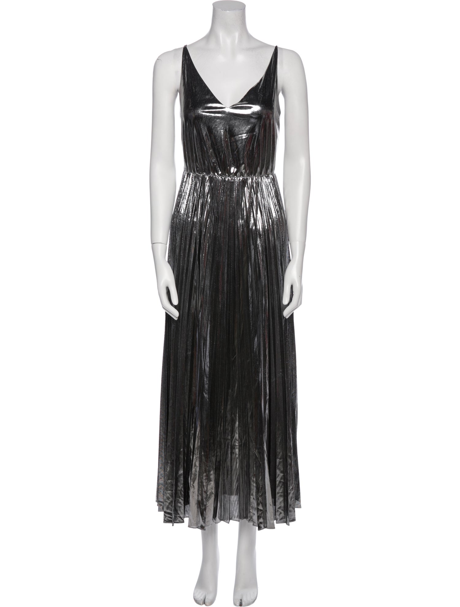 AllSaints V-Neck Long Dress