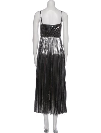 AllSaints V-Neck Long Dress