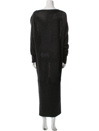 AllSaints Bateau Neckline Long Dress