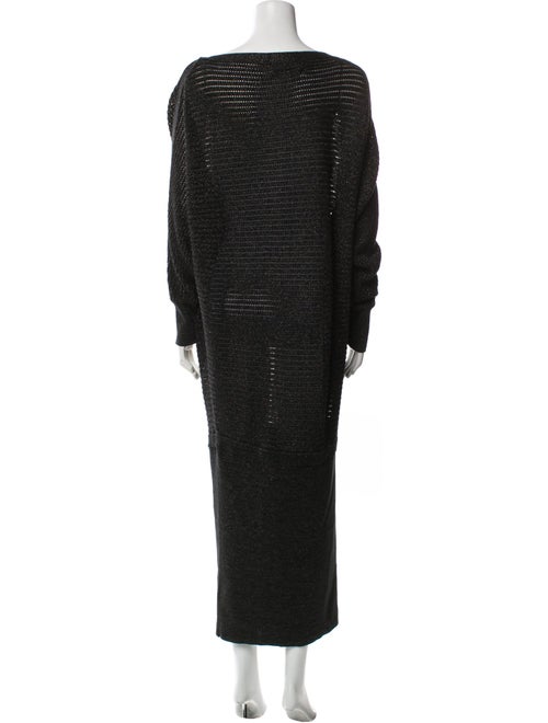 AllSaints Bateau Neckline Long Dress