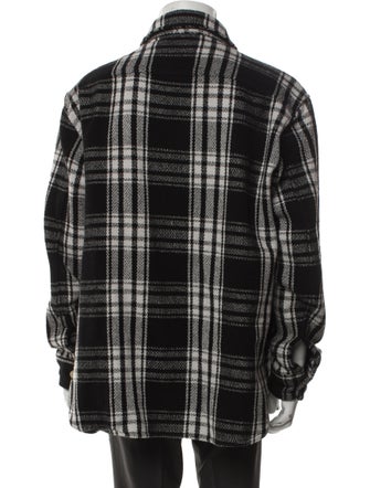 AllSaints Plaid Print Utility Jacket