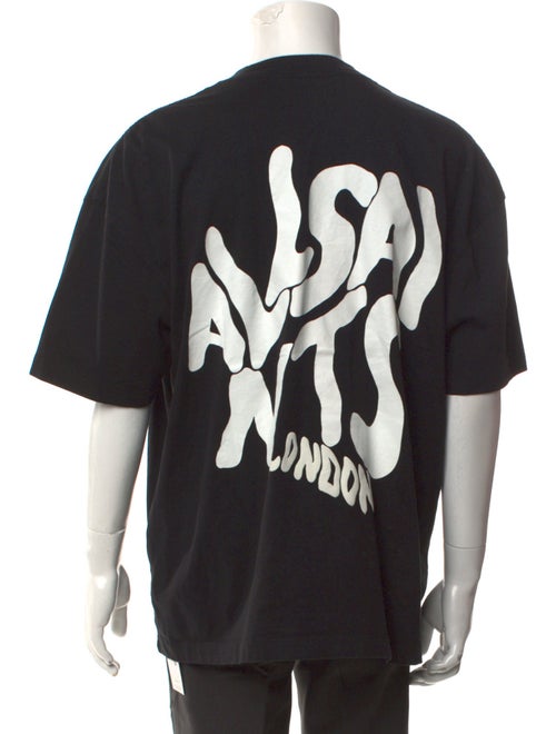 AllSaints Graphic Print Crew Neck T-Shirt