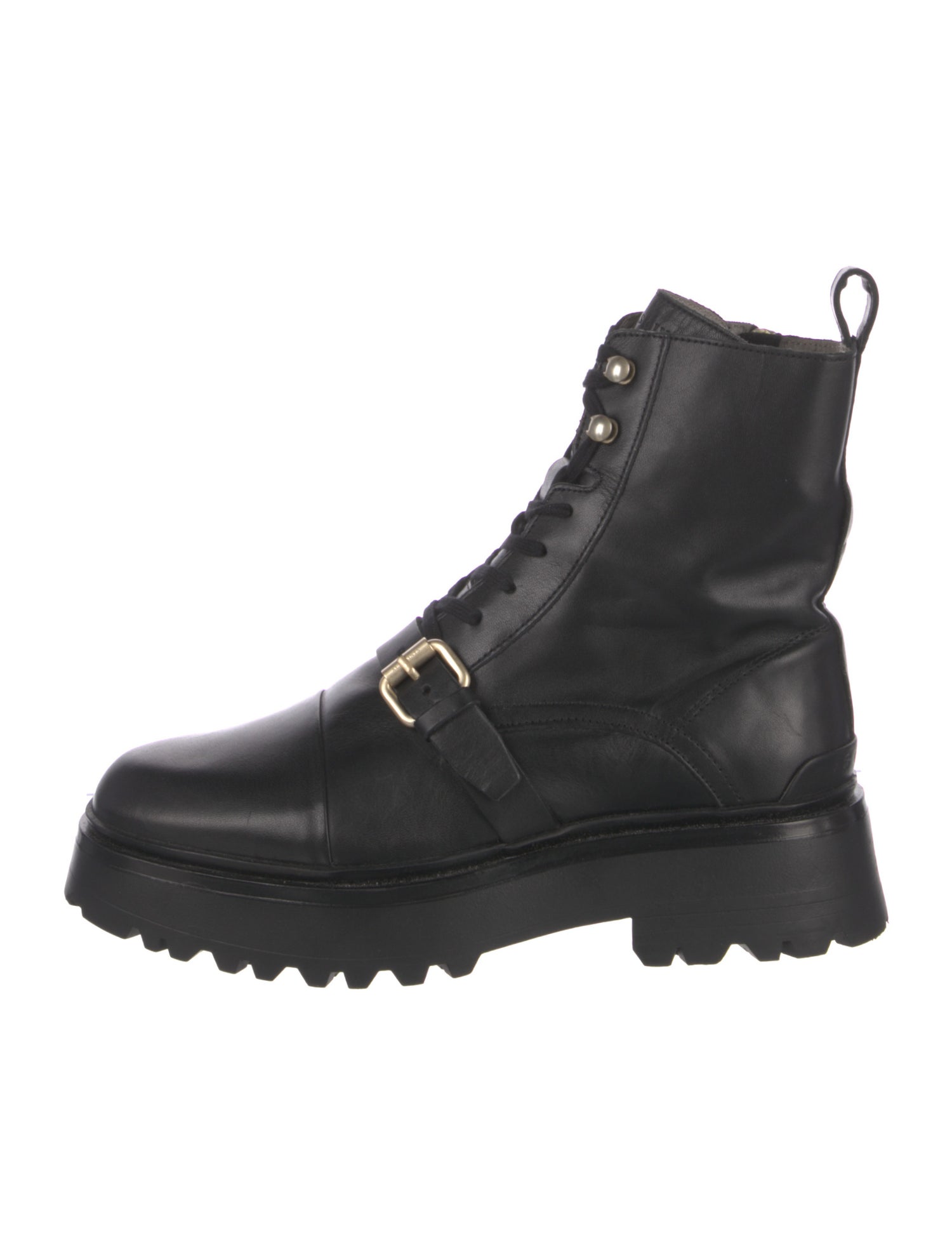 AllSaints Leather Combat Boots