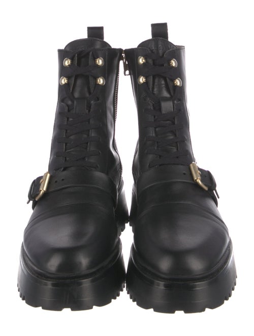 AllSaints Leather Combat Boots