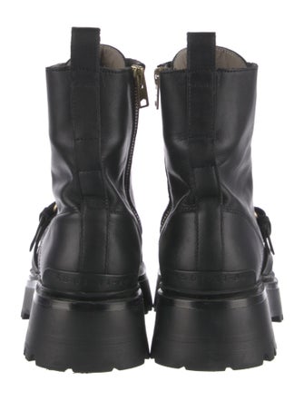 AllSaints Leather Combat Boots