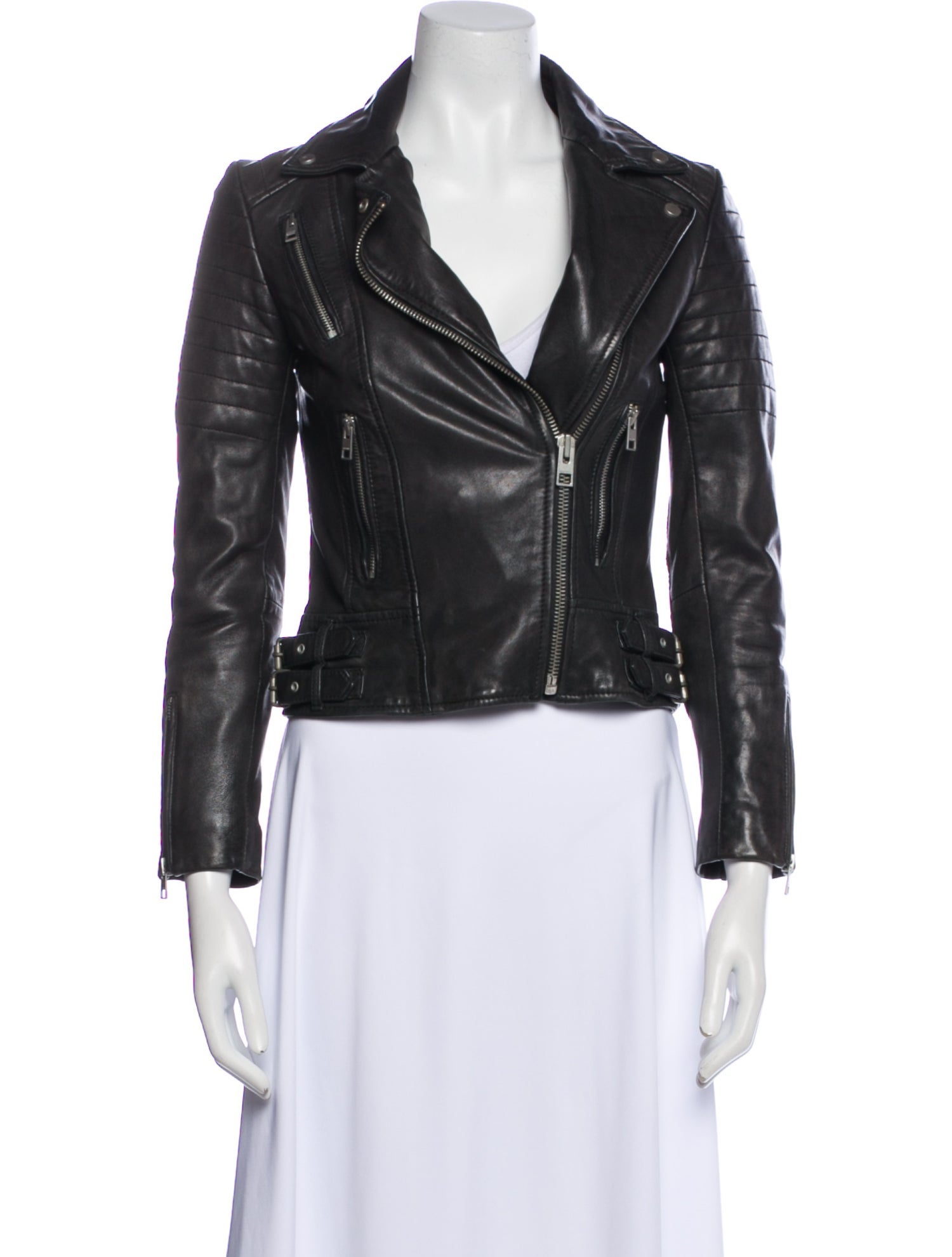 AllSaints Leather Biker Jacket