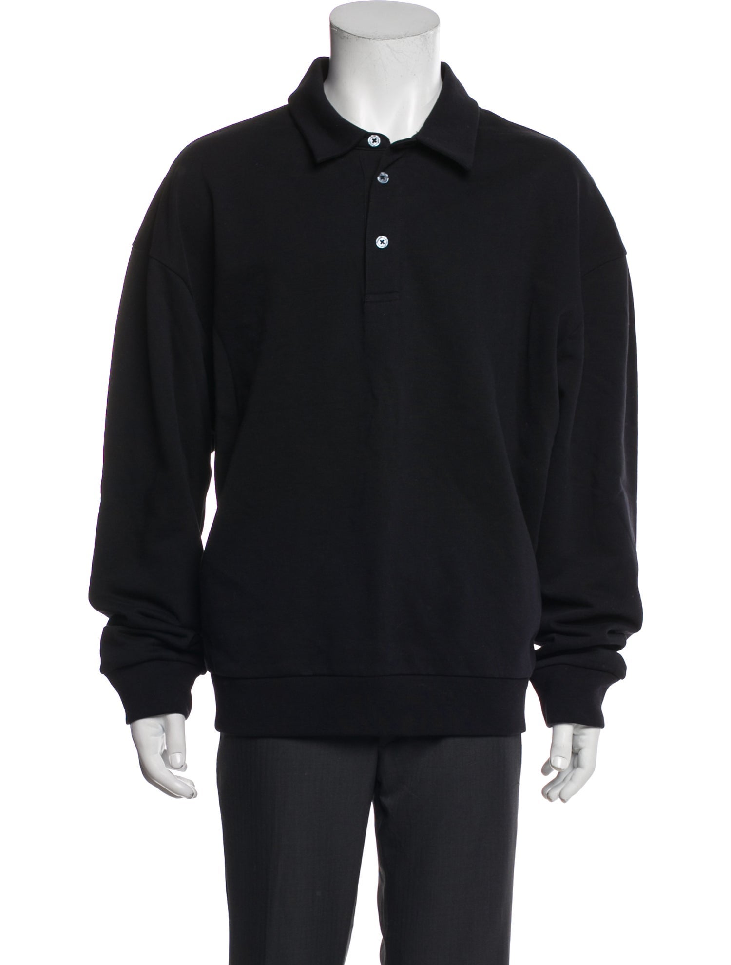 AllSaints Mock Neck Long Sleeve Sweatshirt