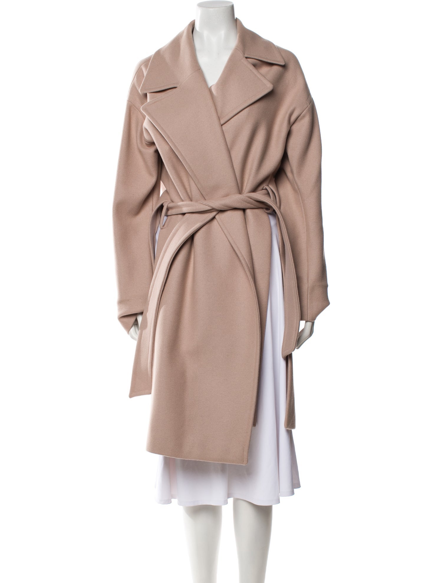AllSaints Wool Trench Coat