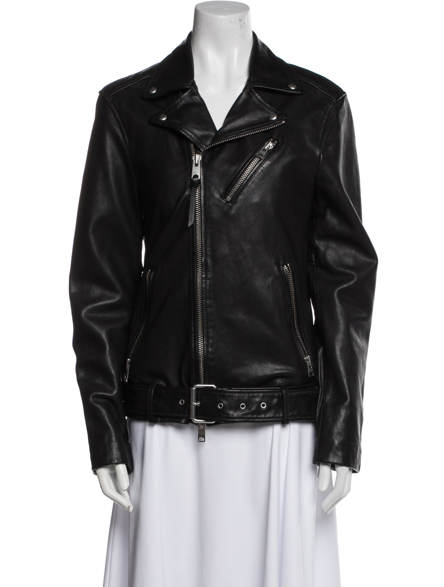 AllSaints Leather Biker Jacket
