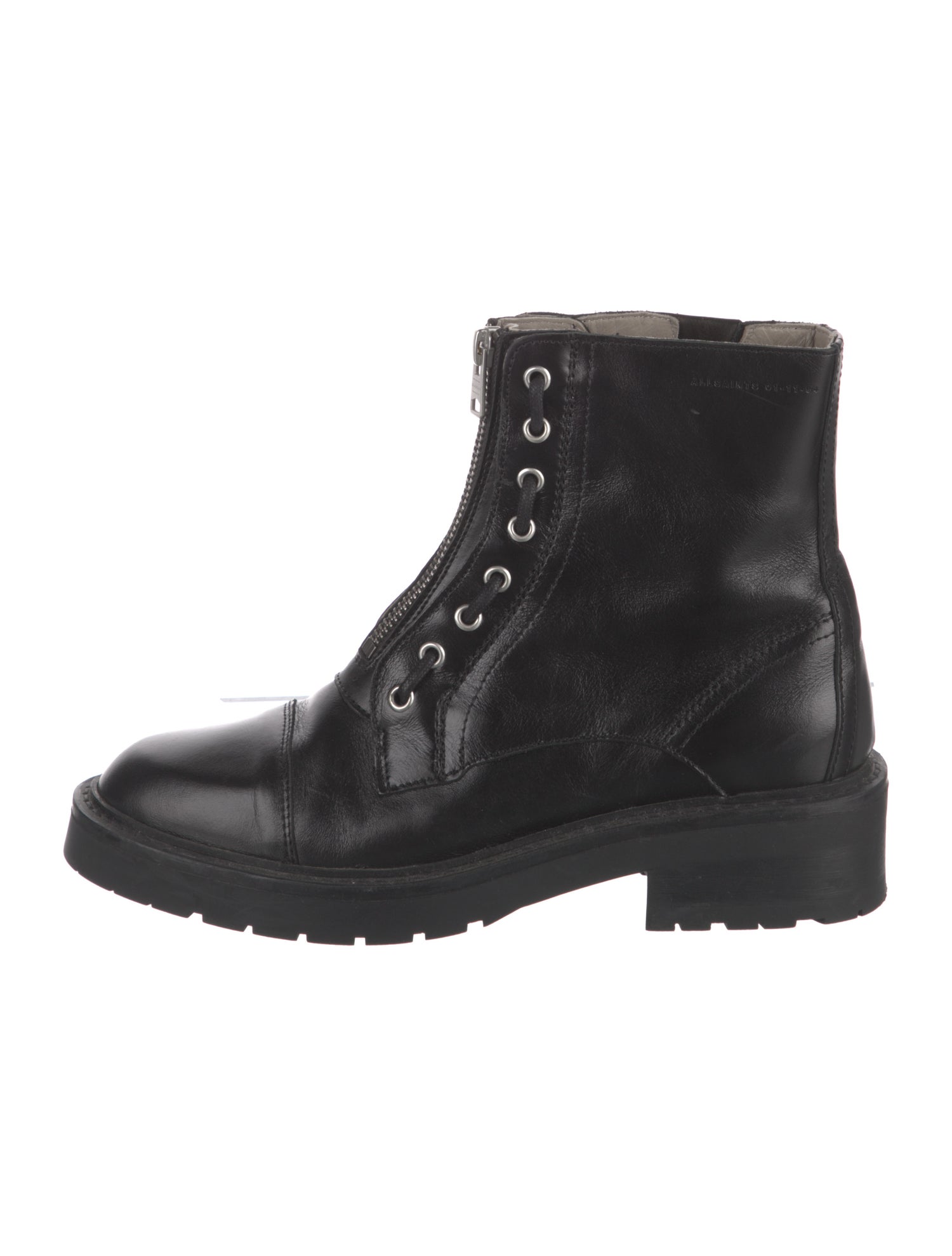 AllSaints Leather Combat Boots