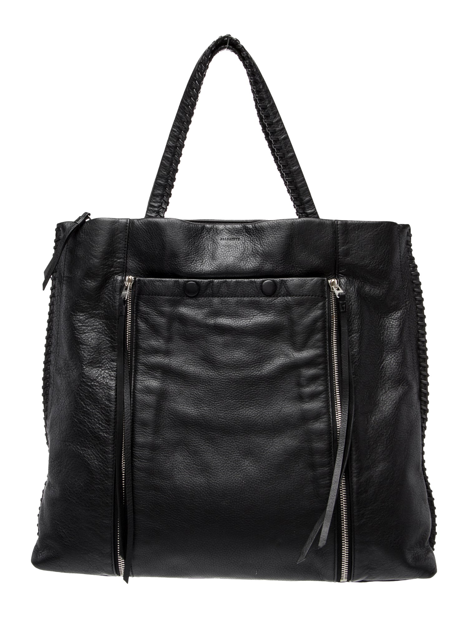 AllSaints Leather Top Handle Bag
