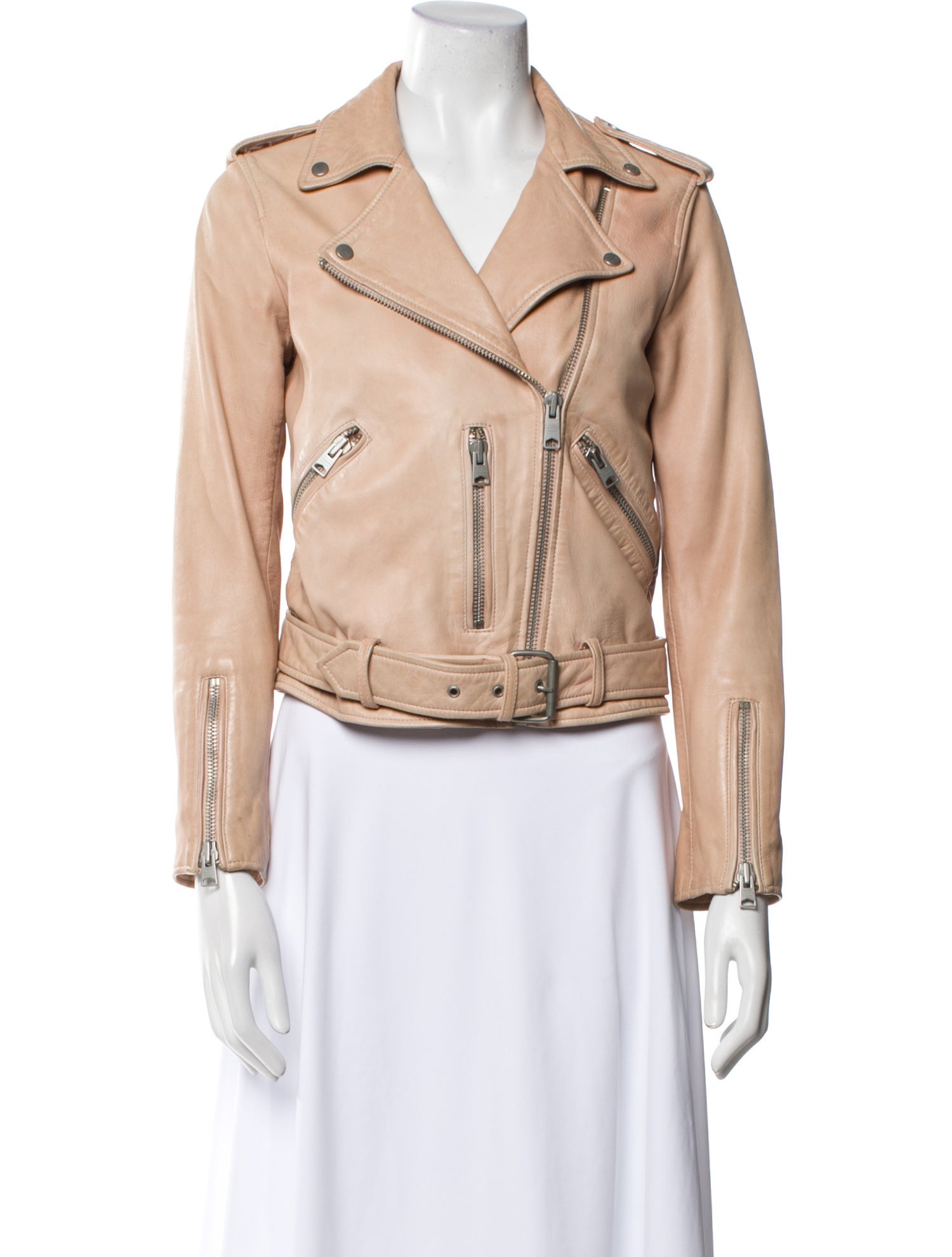 AllSaints Leather Biker Jacket