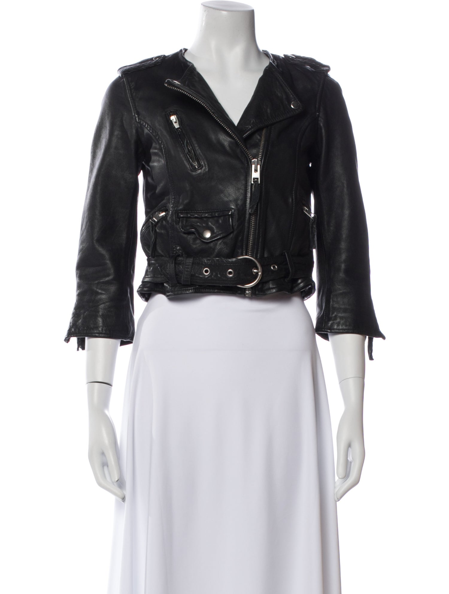 AllSaints Leather Biker Jacket