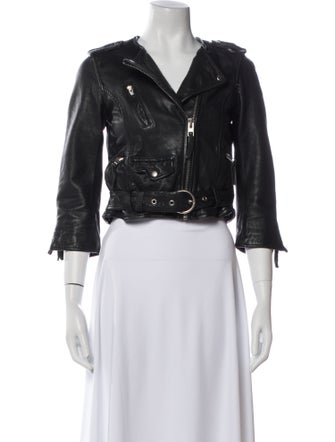 AllSaints Leather Biker Jacket