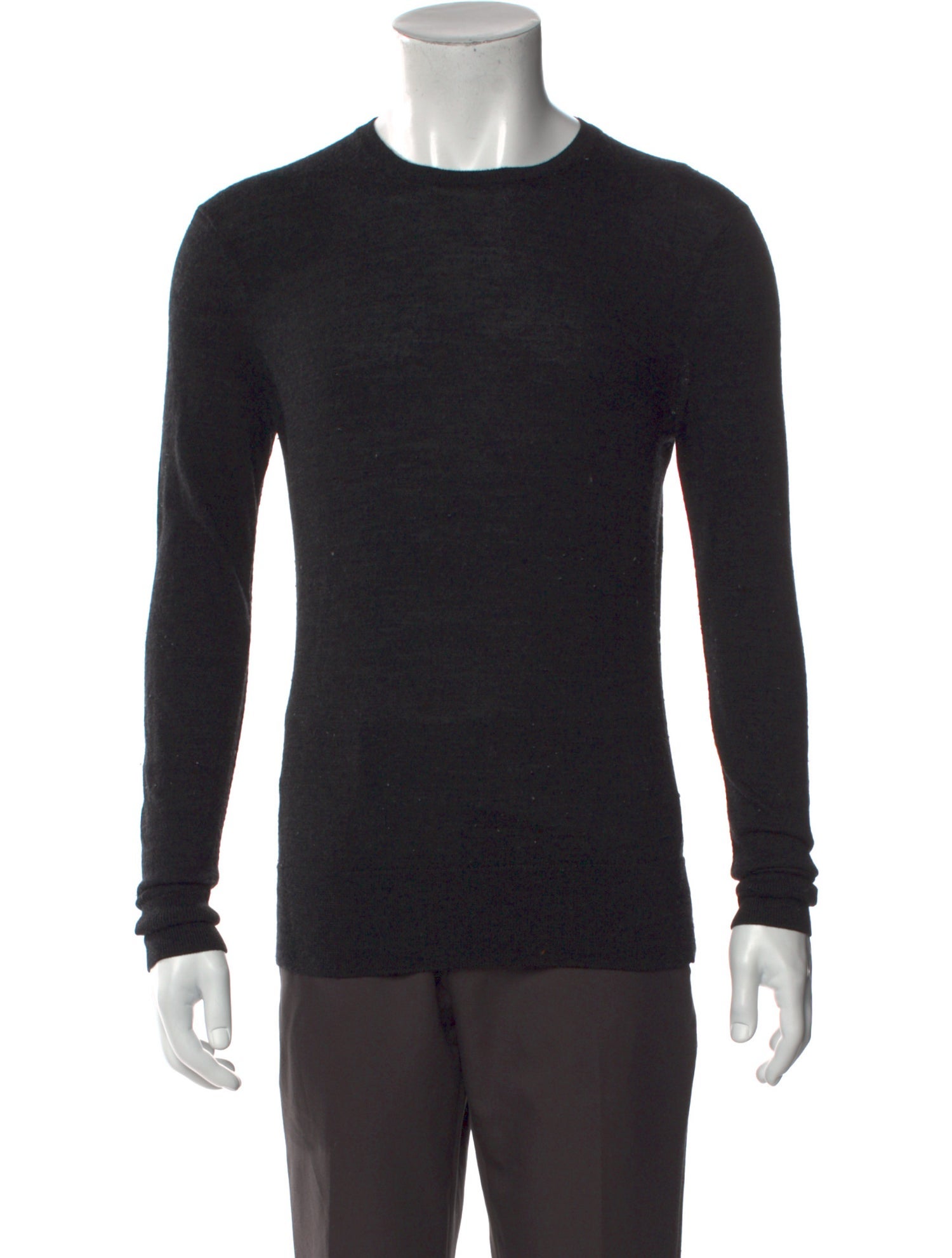 AllSaints Merino Wool Crew Neck Pullover