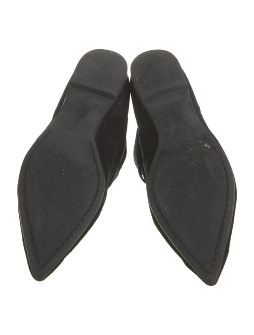 AllSaints Suede Embroidered Accent Lace-Up Boots