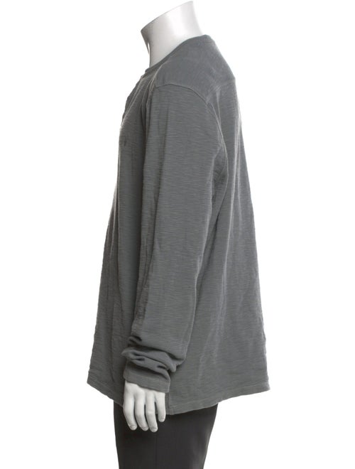 AllSaints Crew Neck Long Sleeve Henley