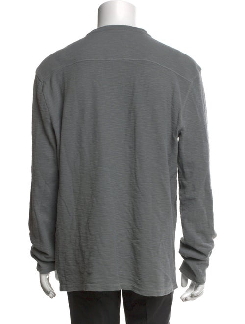 AllSaints Crew Neck Long Sleeve Henley