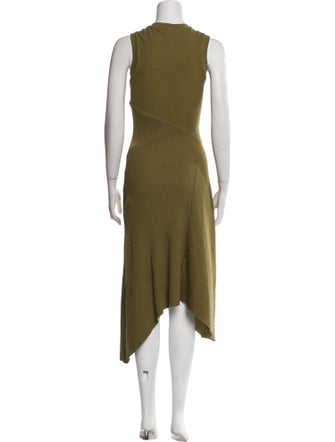 AllSaints Crew Neck Midi Length Dress