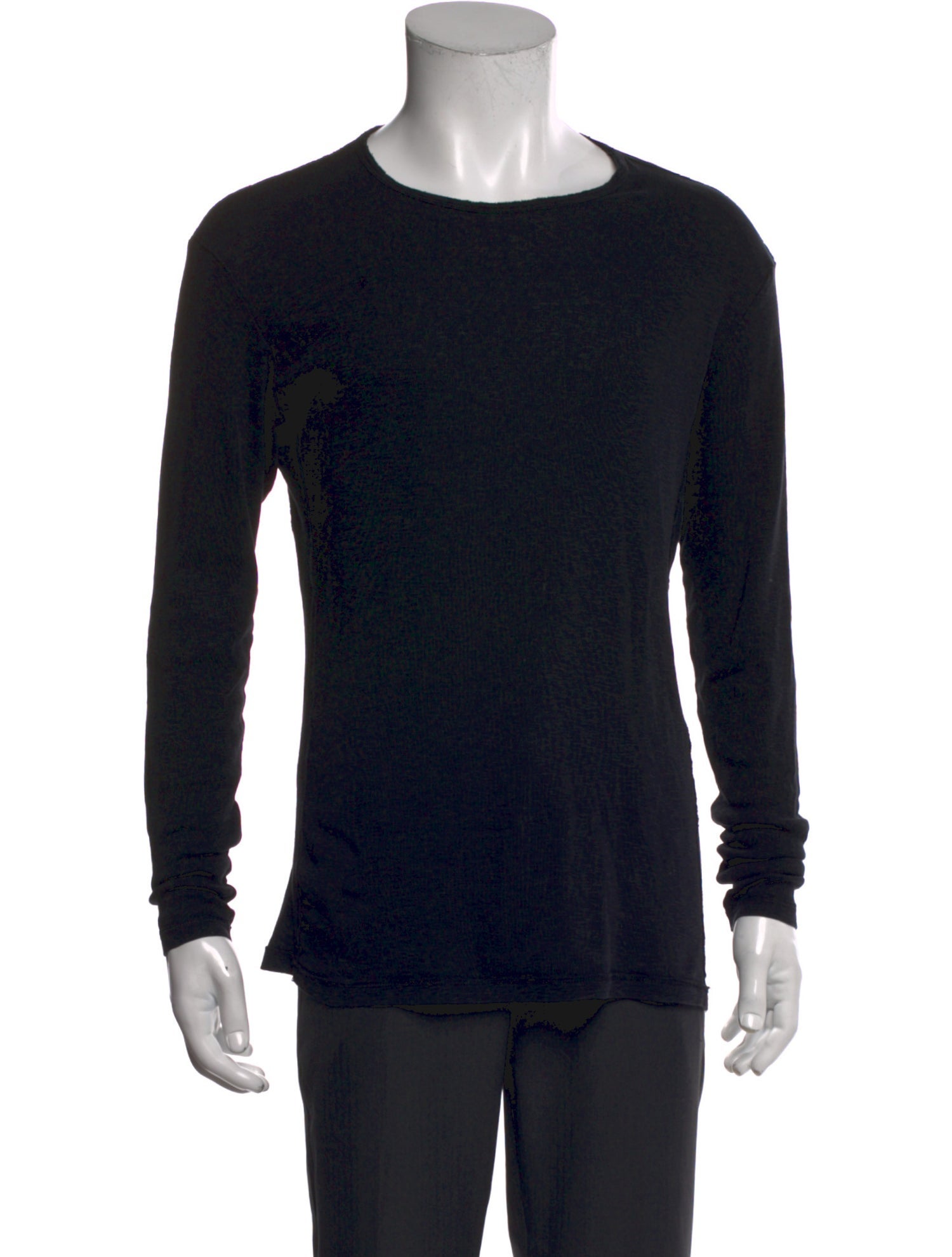 AllSaints Crew Neck Long Sleeve Henley