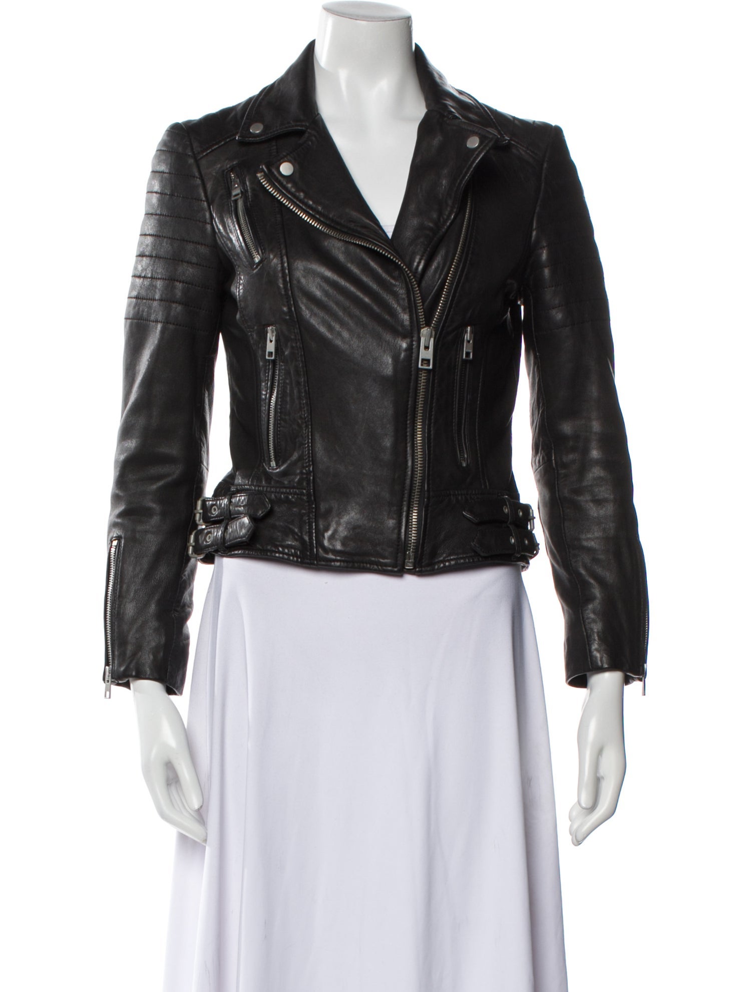 AllSaints Leather Biker Jacket