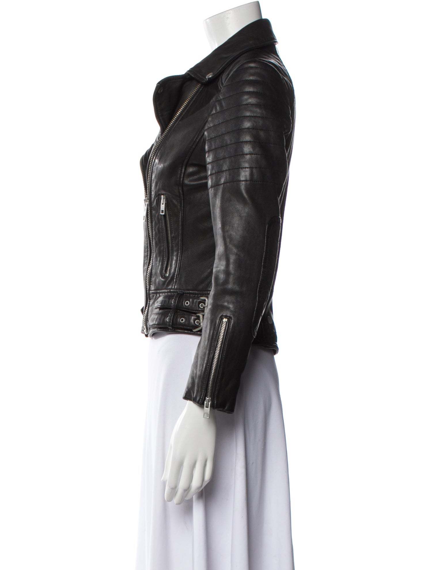 AllSaints Leather Biker Jacket