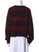 AllSaints Striped V-Neck Sweater