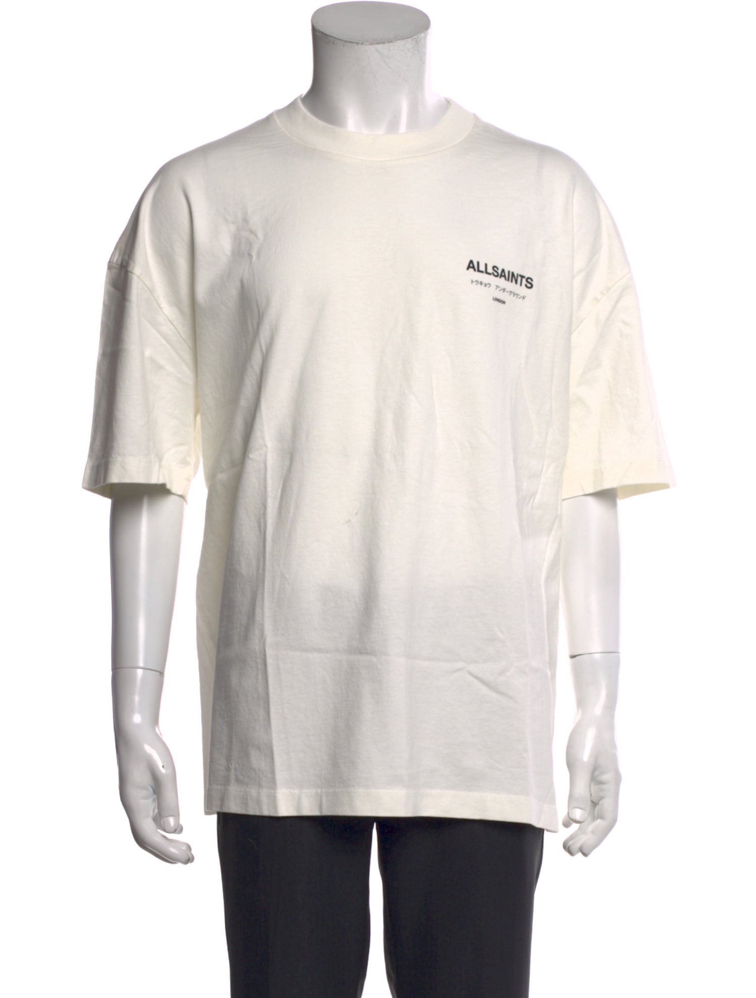 AllSaints Graphic Print Crew Neck T-Shirt