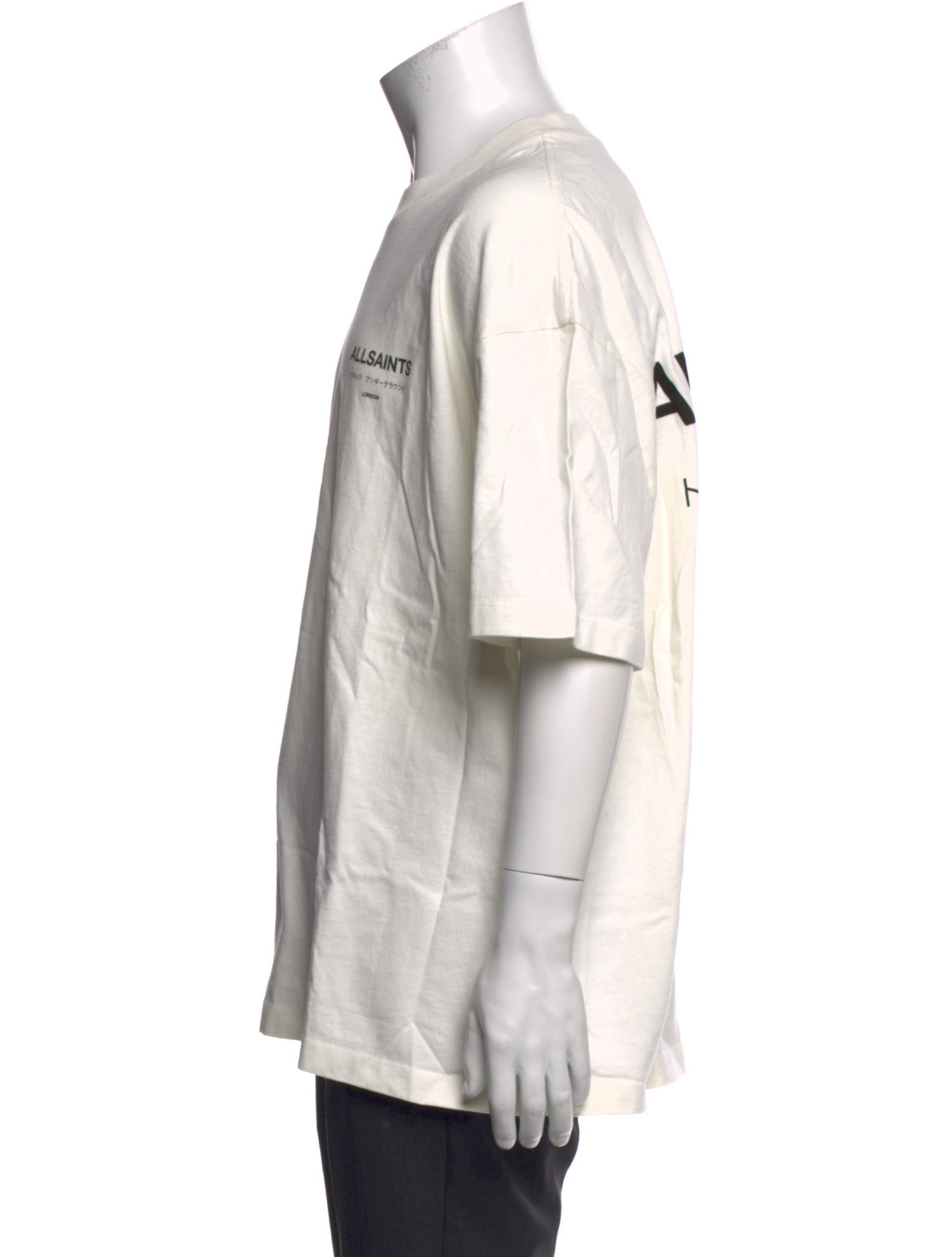 AllSaints Graphic Print Crew Neck T-Shirt