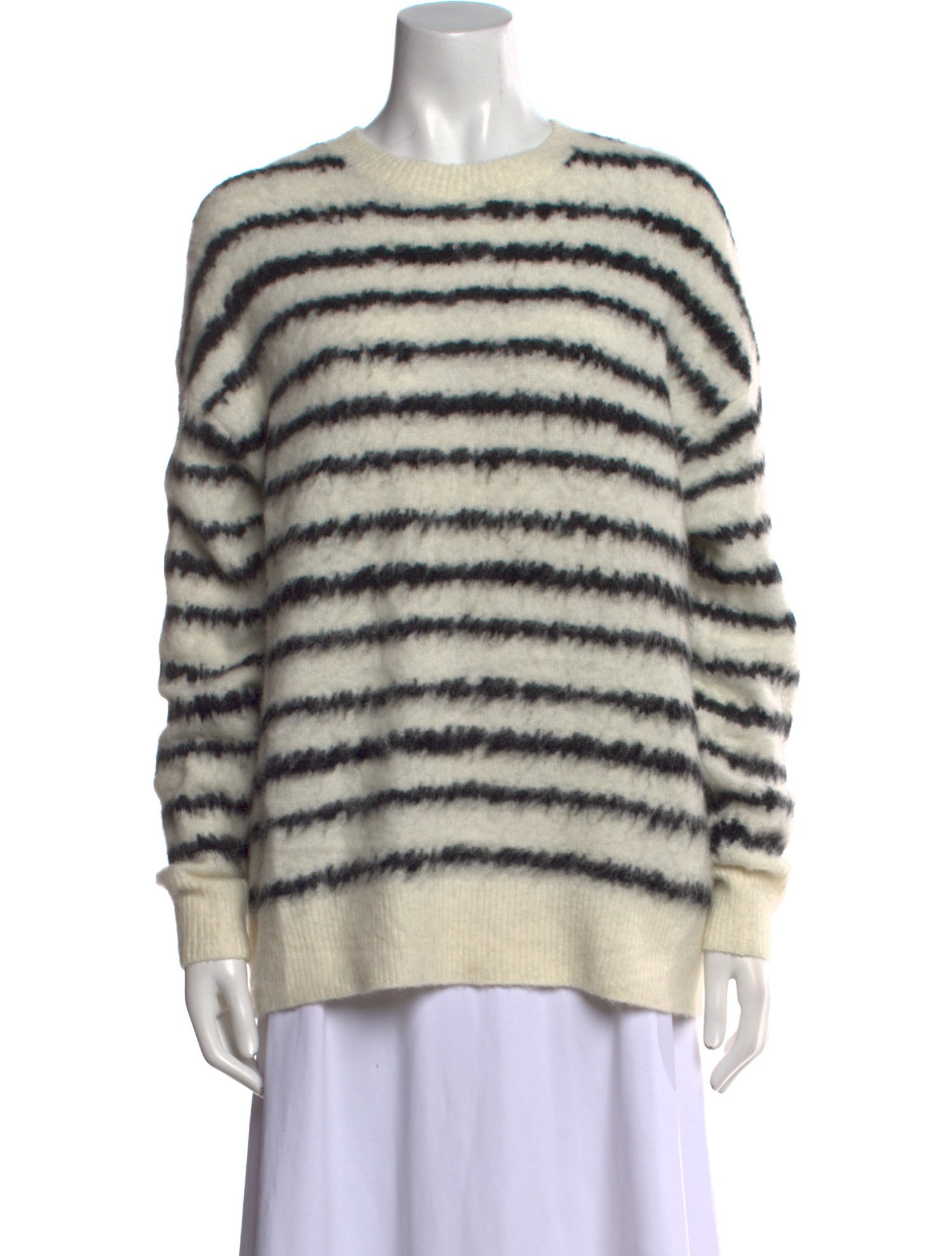 AllSaints Striped Crew Neck Sweater