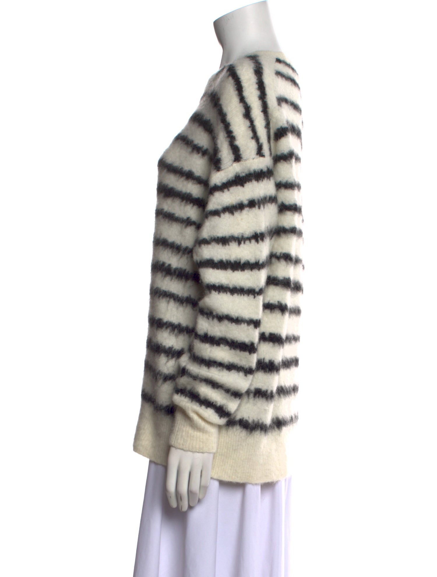 AllSaints Striped Crew Neck Sweater