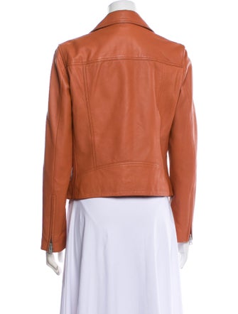 AllSaints Lamb Leather Biker Jacket