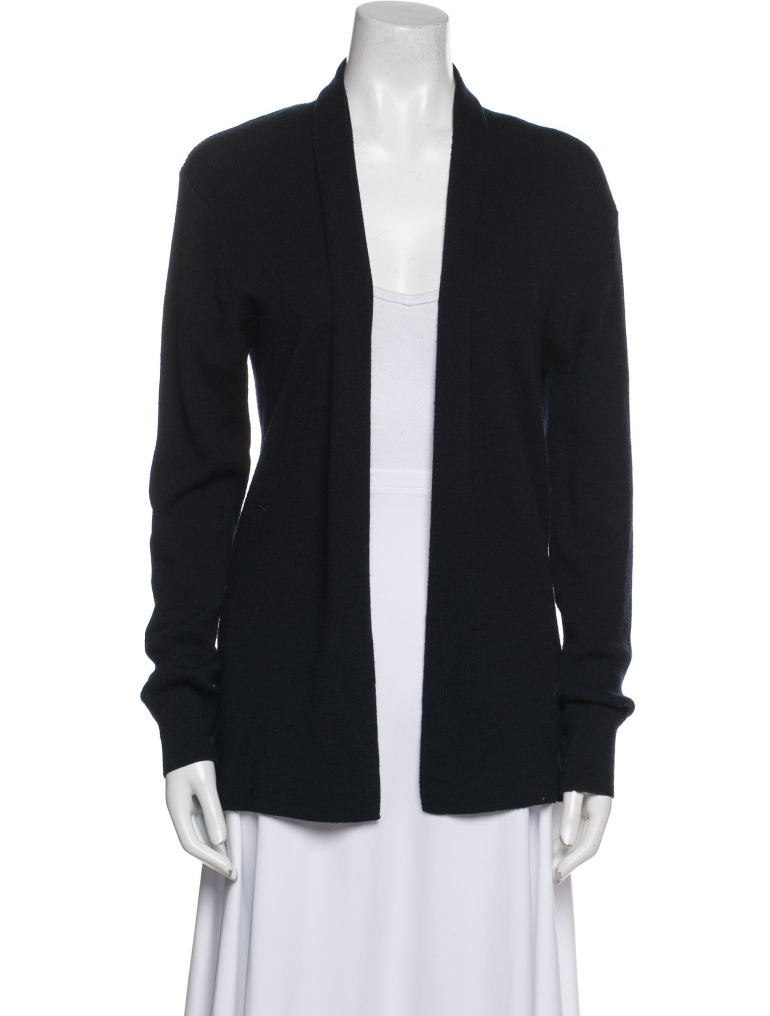 AllSaints Merino Wool Open Front Sweater