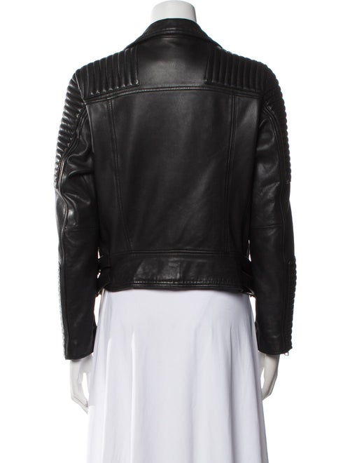 AllSaints Lamb Leather Biker Jacket