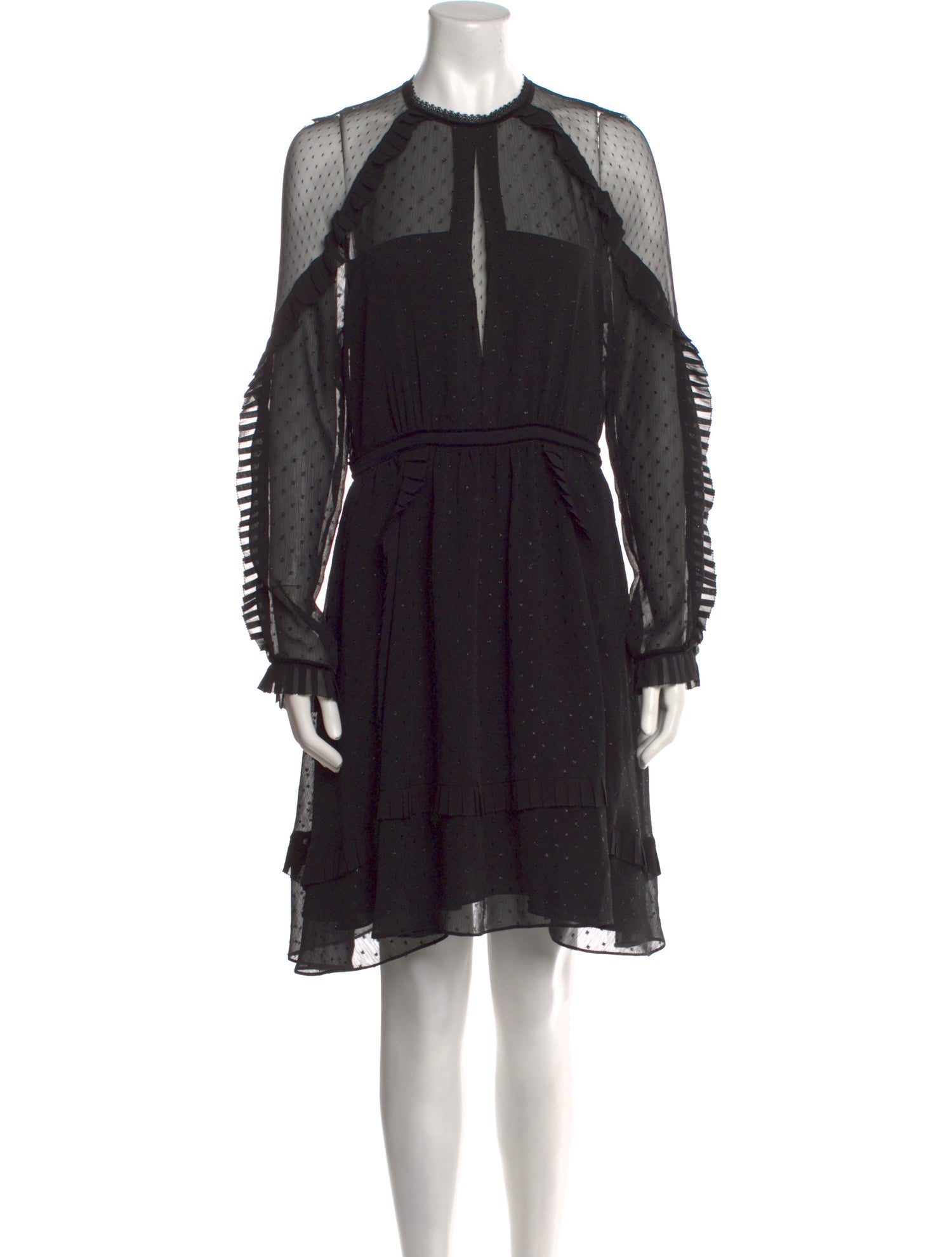 AllSaints Crew Neck Mini Dress