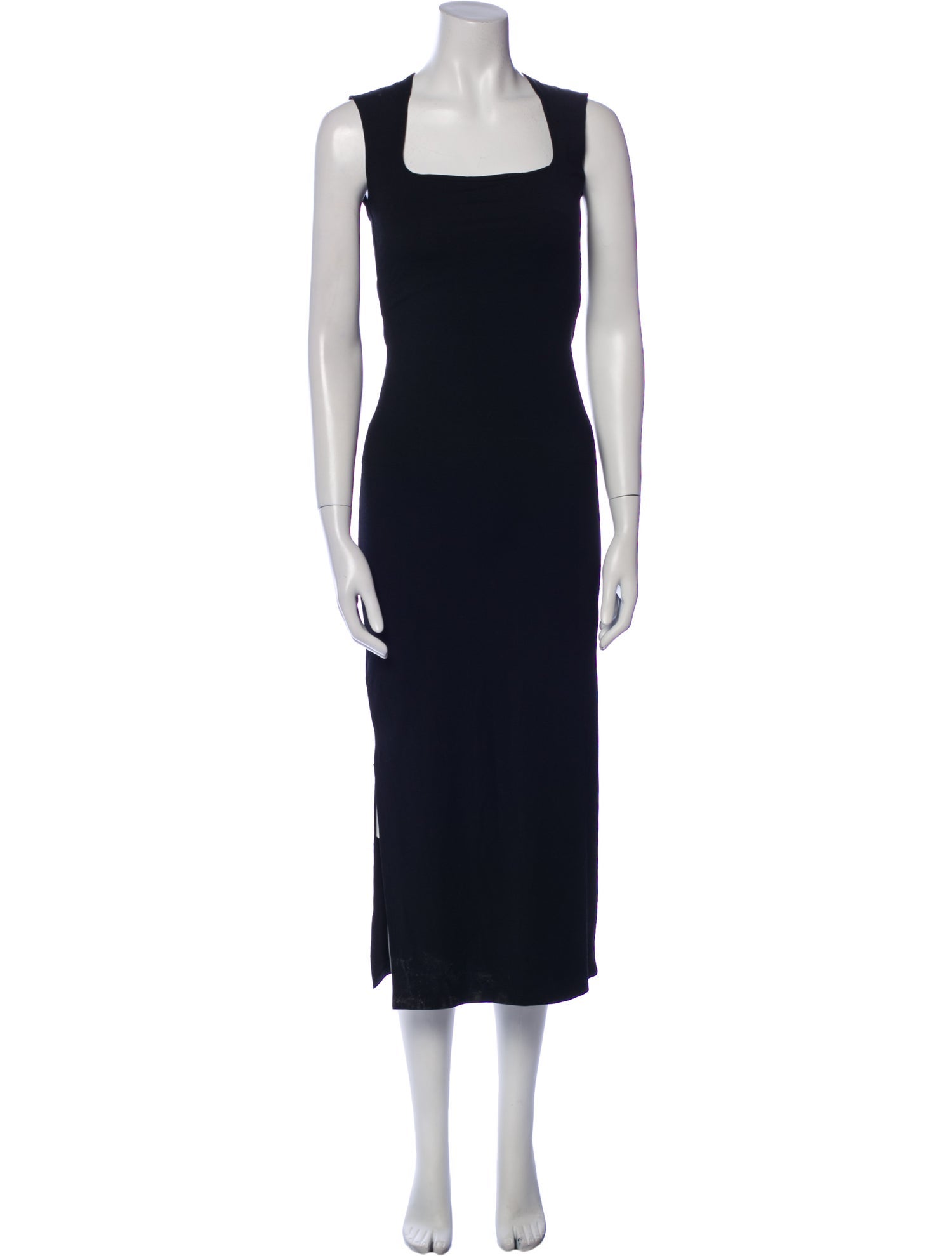 AllSaints Square Neckline Midi Length Dress