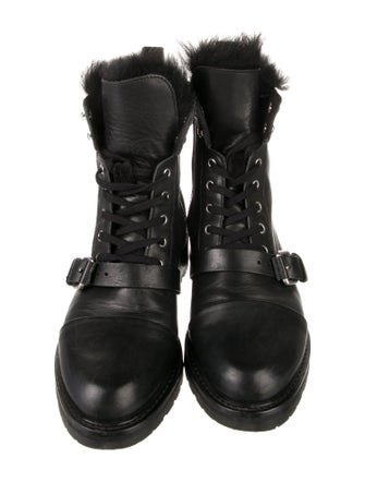 AllSaints Leather Combat Boots