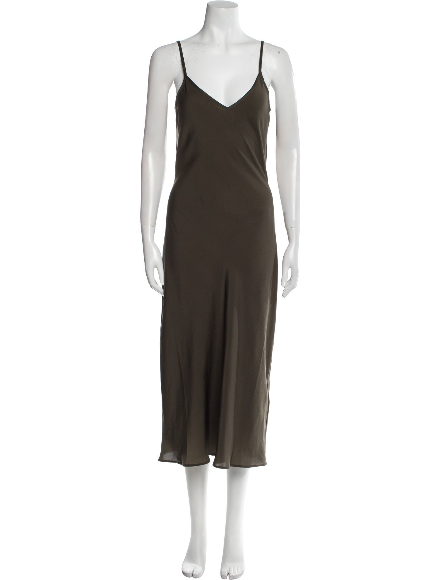 AllSaints V-Neck Midi Length Dress