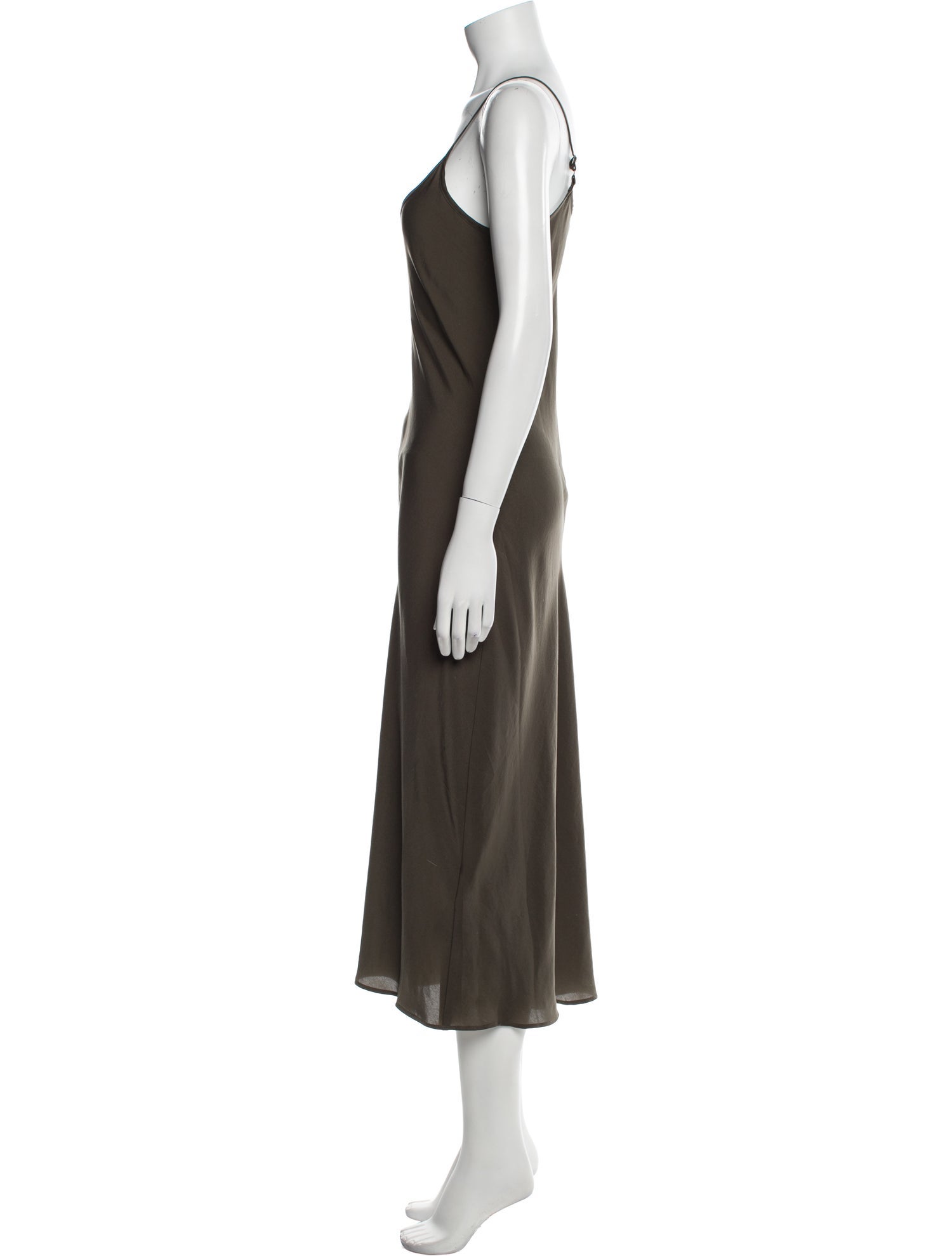 AllSaints V-Neck Midi Length Dress
