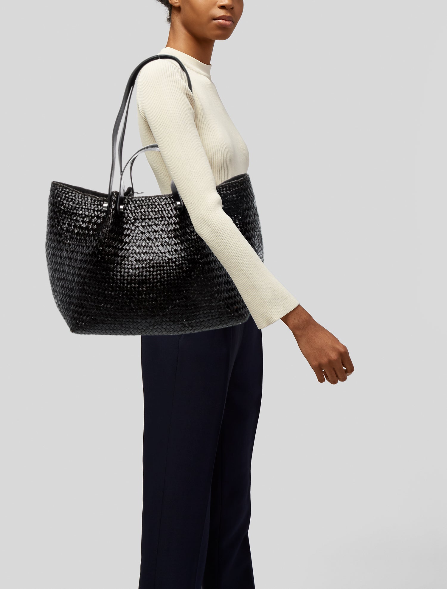 AllSaints Raffia Tote w/ Tags