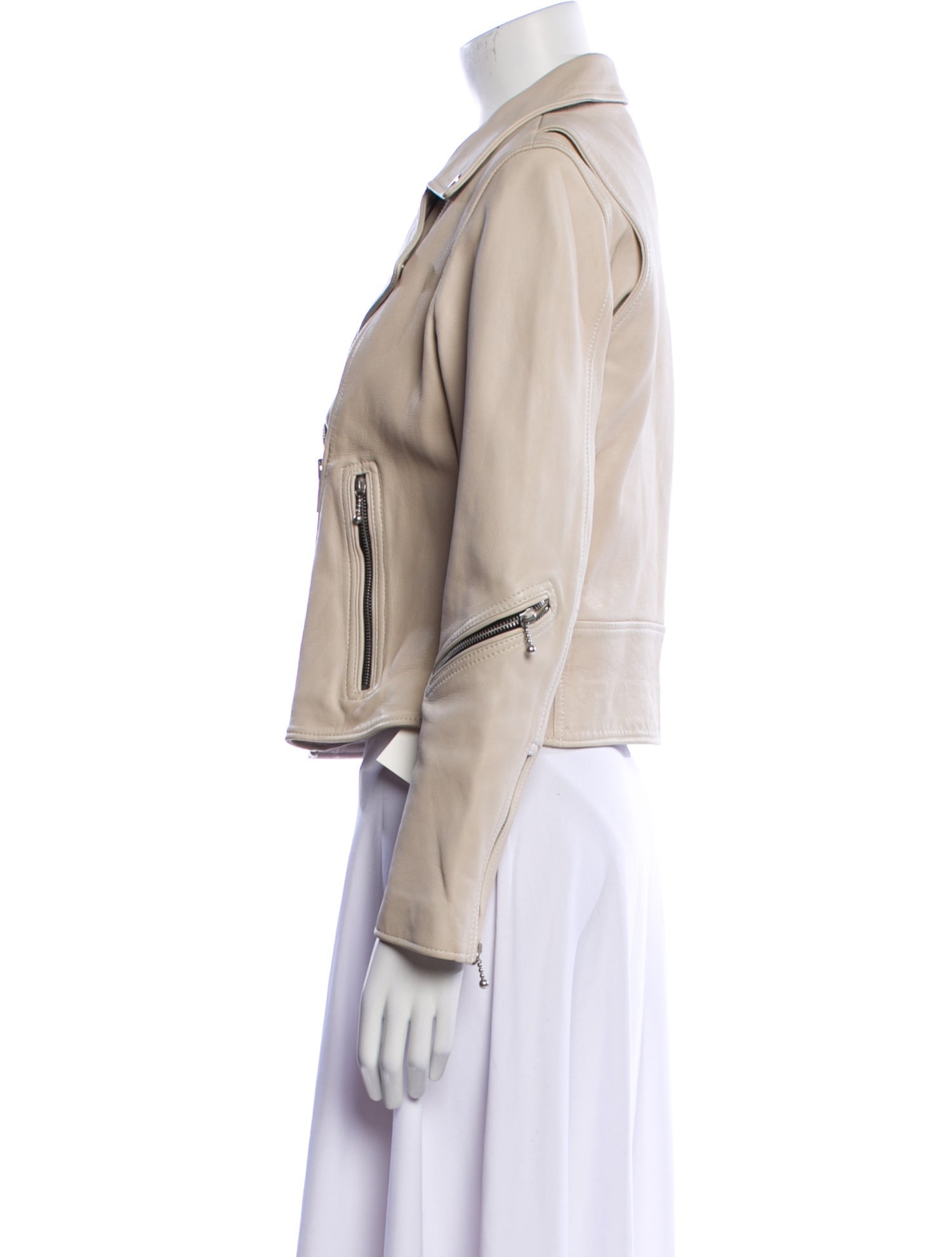 AllSaints Leather Biker Jacket w/ Tags