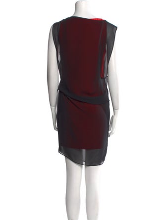 AllSaints Bateau Neckline Mini Dress