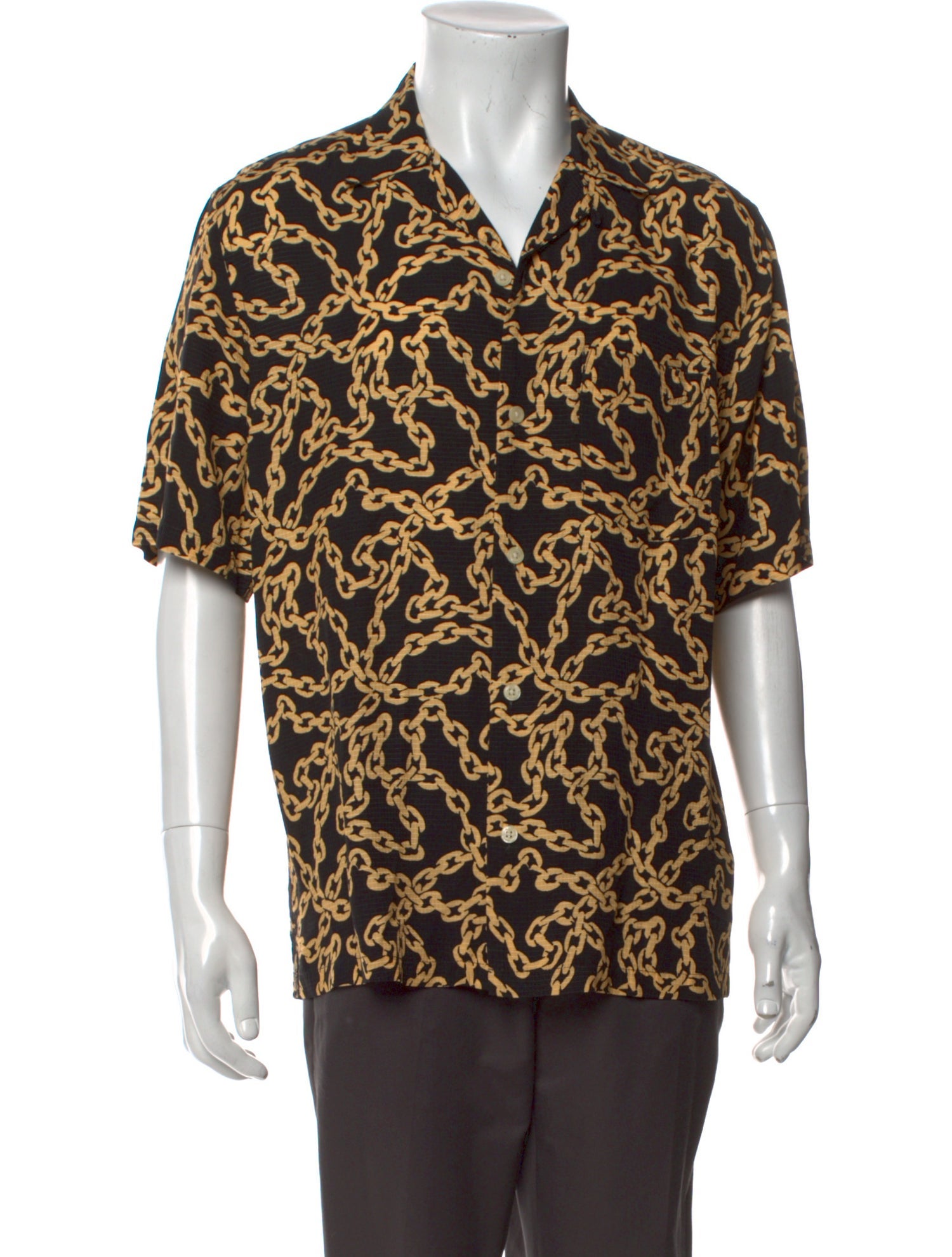 AllSaints Printed Short Sleeve Shirt w/ Tags