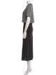 AllSaints Mock Neck Long Dress