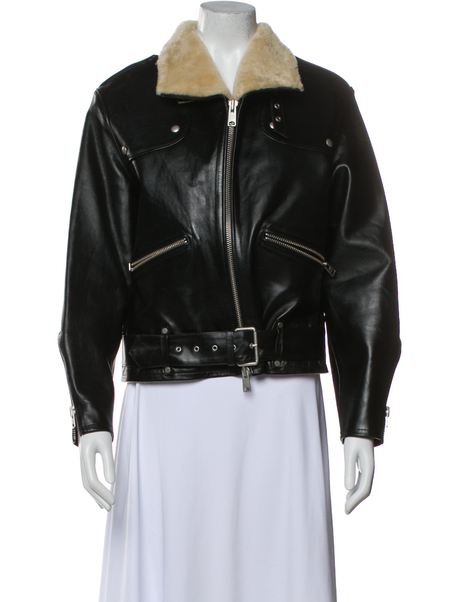 AllSaints Leather Biker Jacket