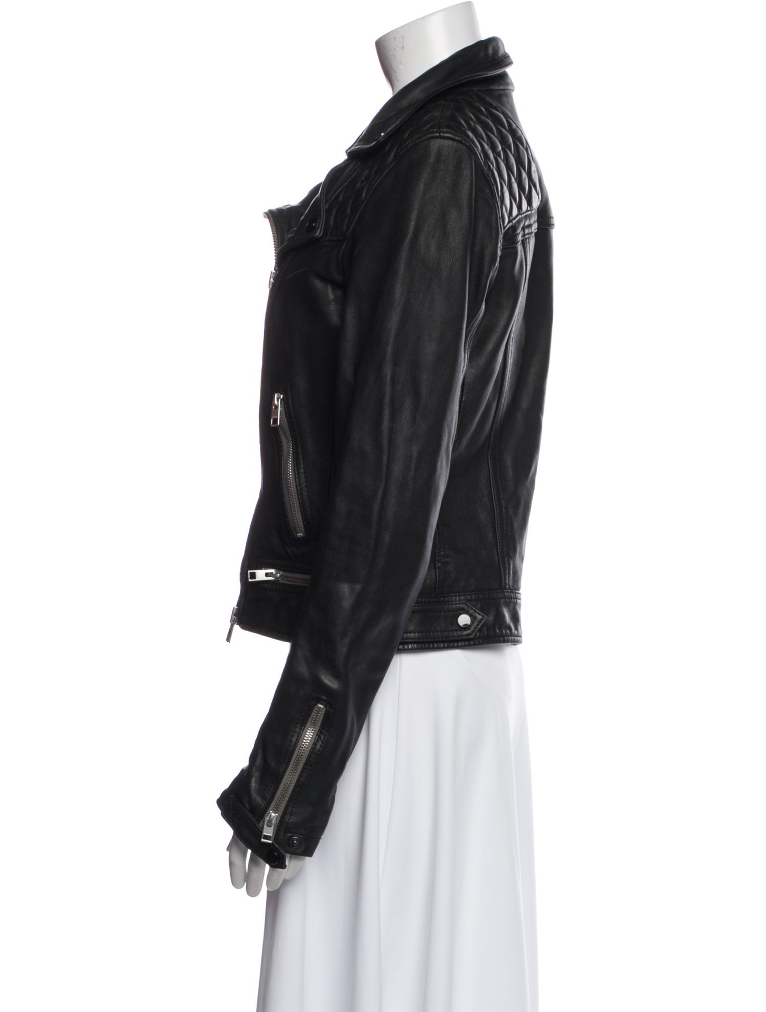AllSaints Leather Biker Jacket