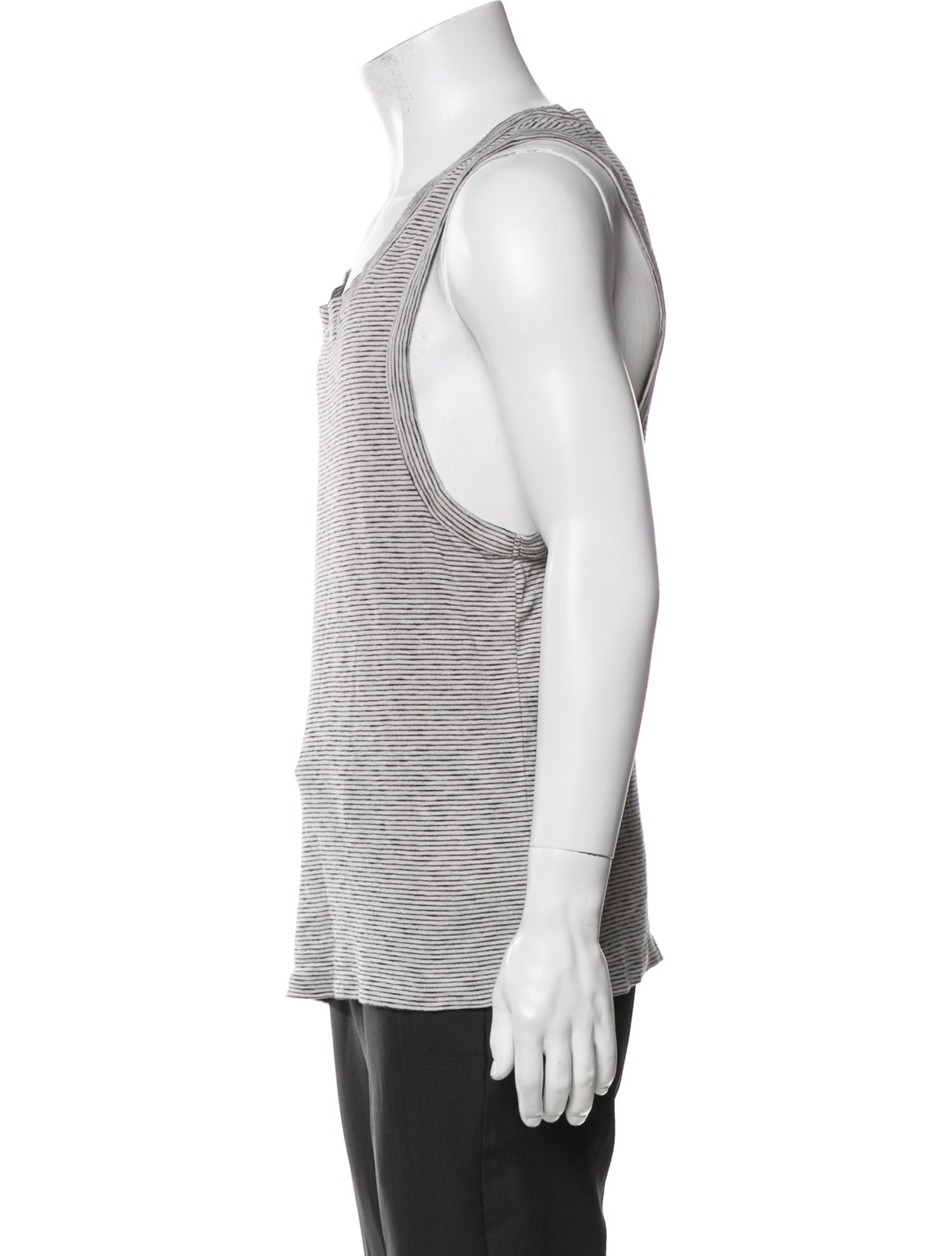 AllSaints Striped Scoop Neck T-Shirt